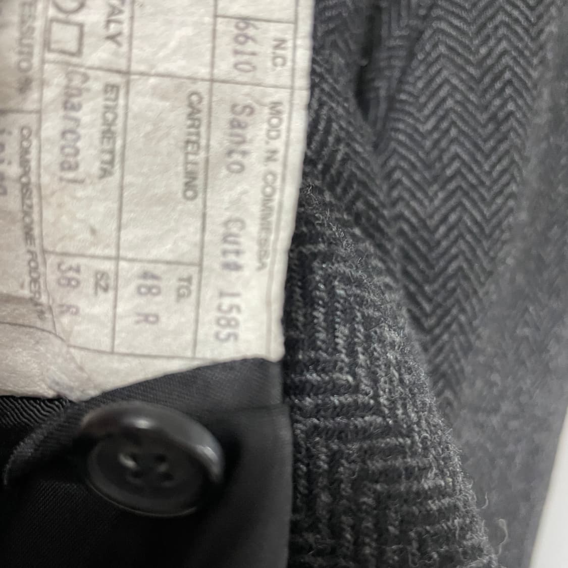 버버리 헤링본 코트 48R 상품이미지5