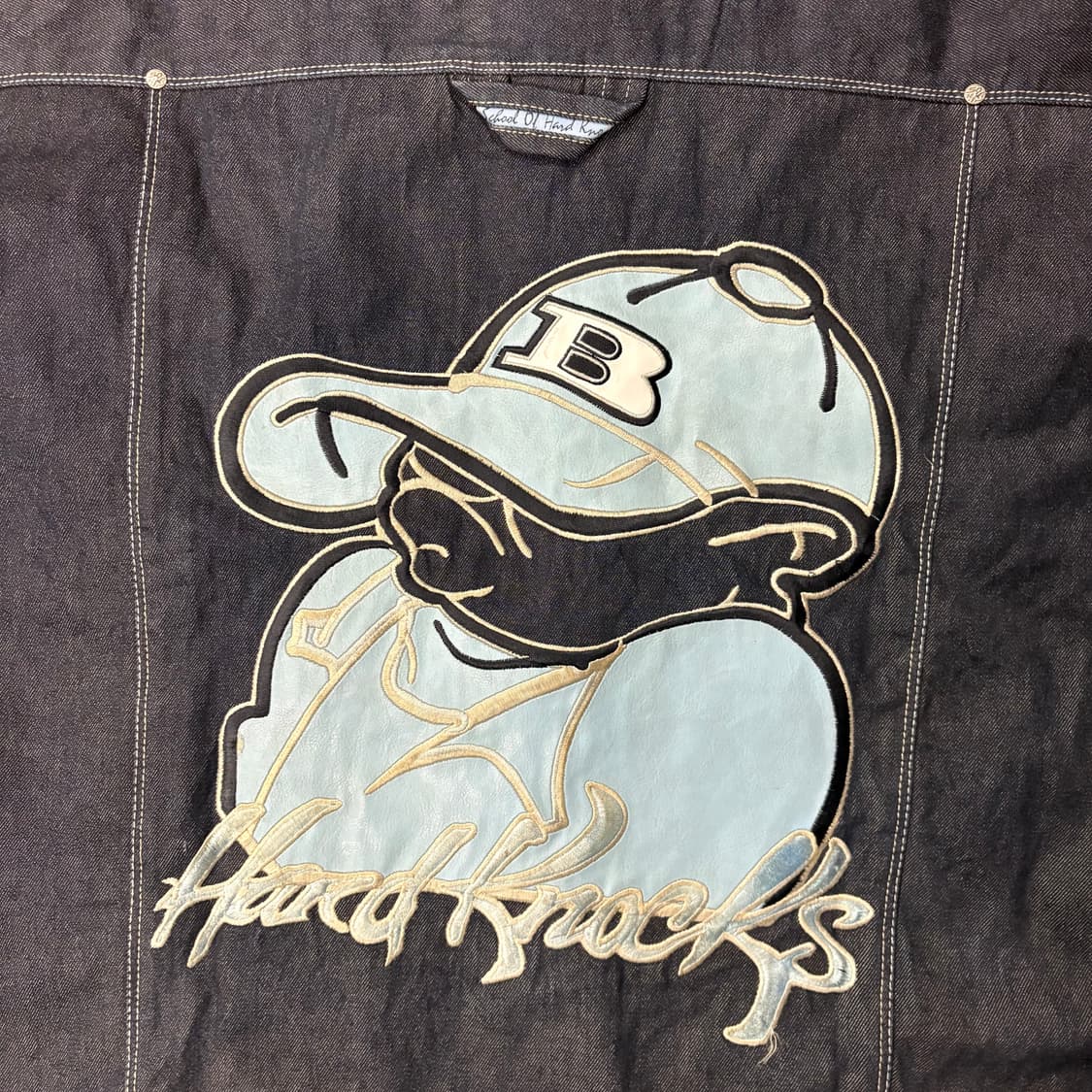 스쿨 오프 하드 낙스 딥블루 데님 자켓 상품이미지1