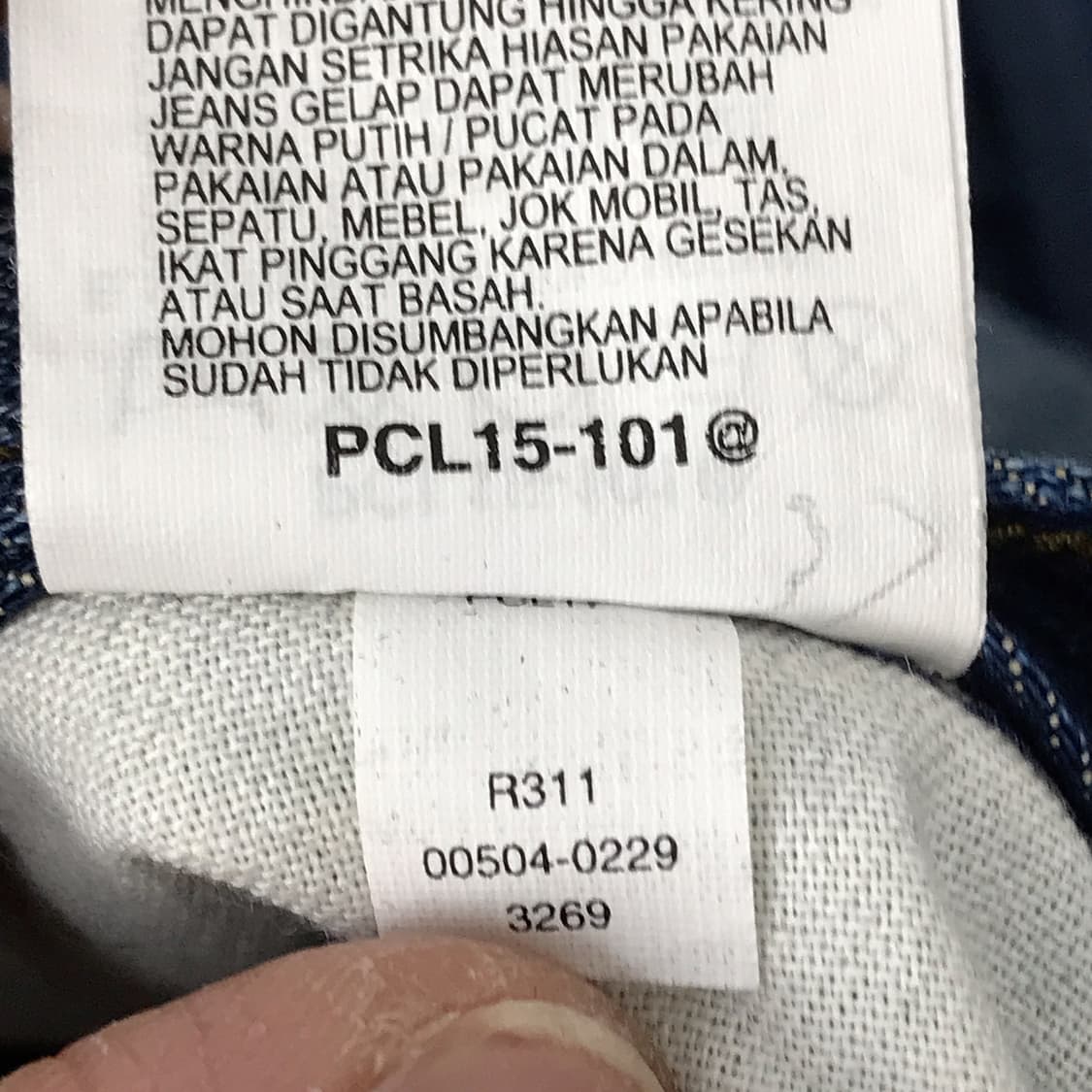 리바이스 Levi's 504 코팅진 데님 청바지 새상품 남성32 상품이미지9