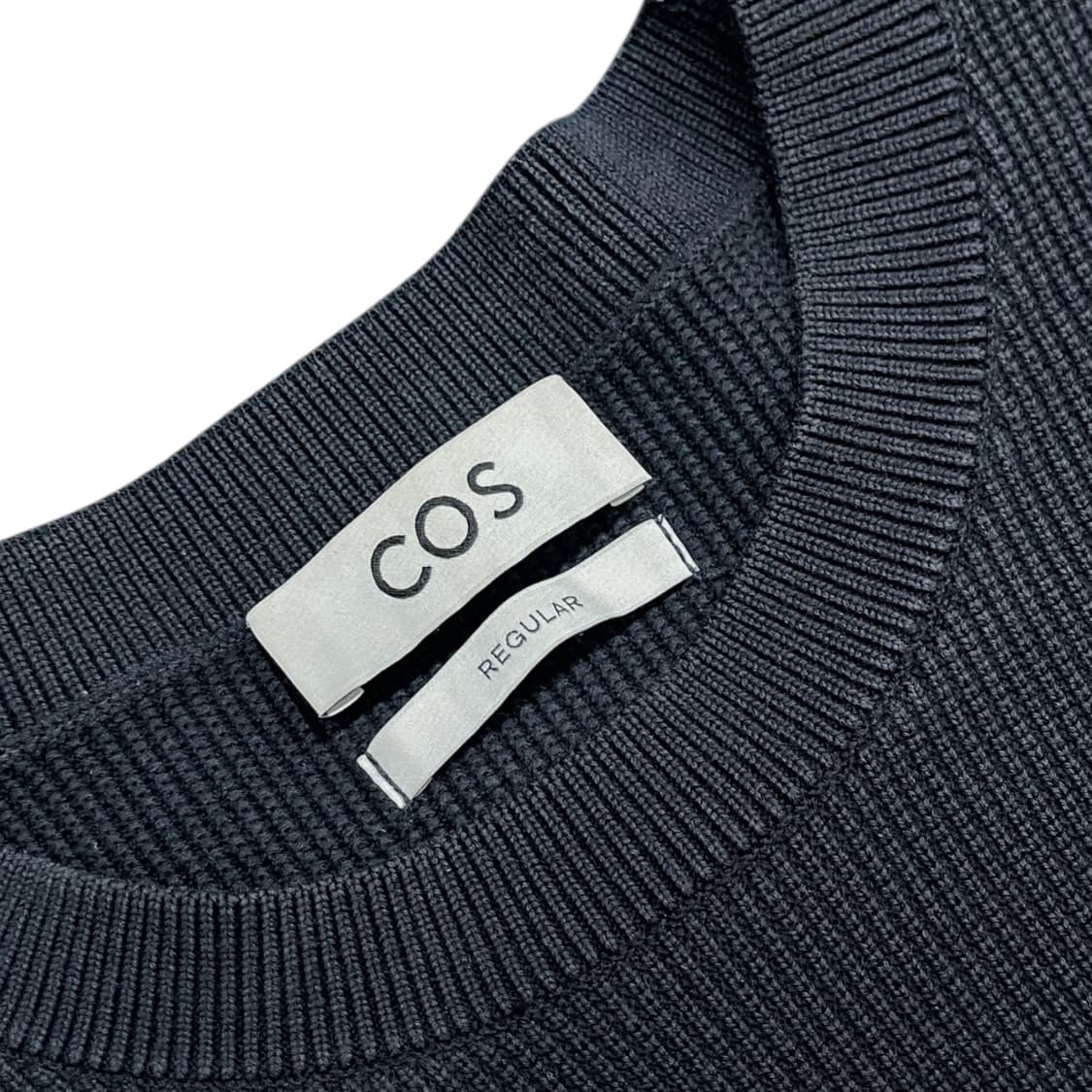 COS 와플 니트 블랙 상품이미지3