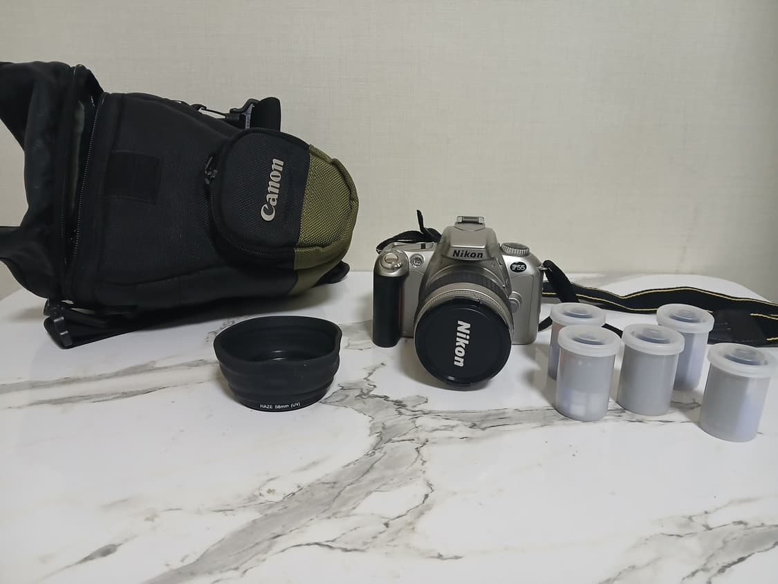 니콘 F55 필름 카메라 +렌즈+캐논 가방 외 상품이미지1