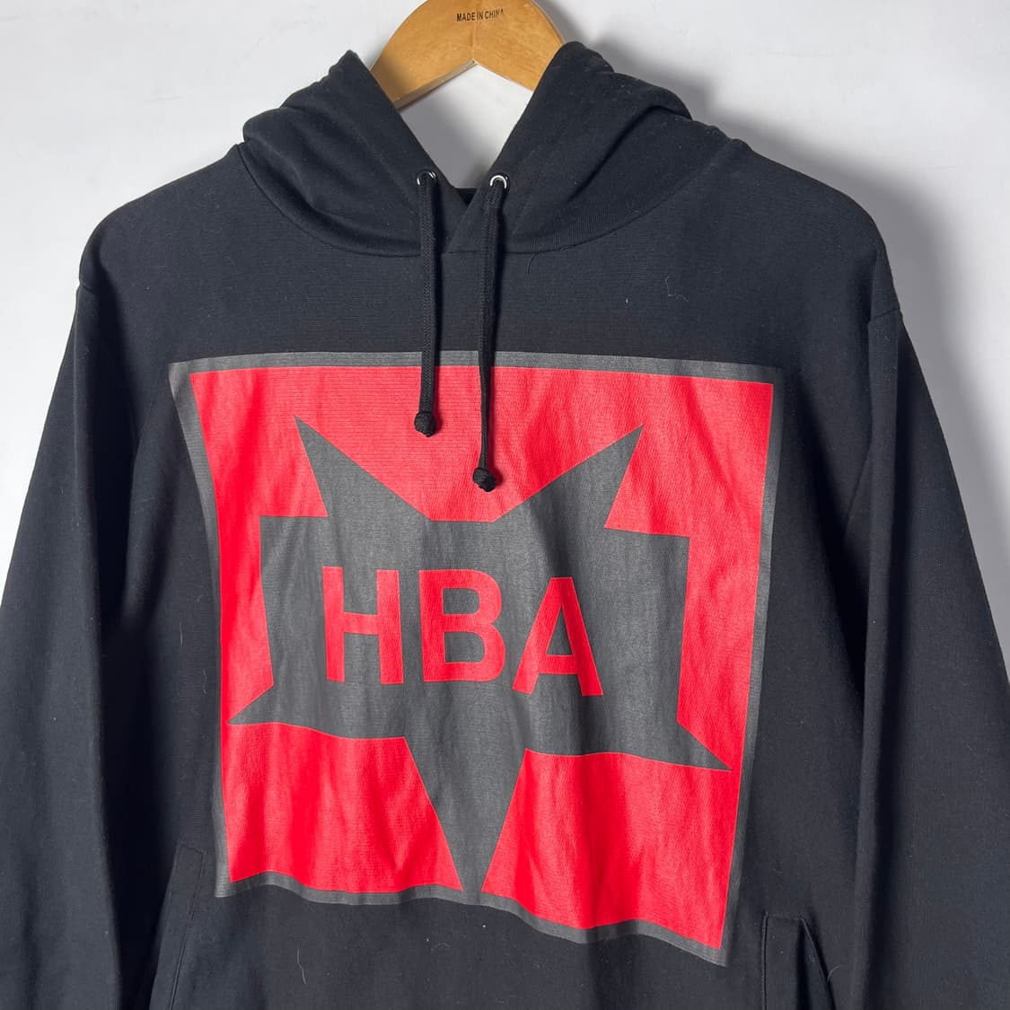 [HBA] 후드바이에어 레터링 프린팅 후드 맨투맨 상품이미지3