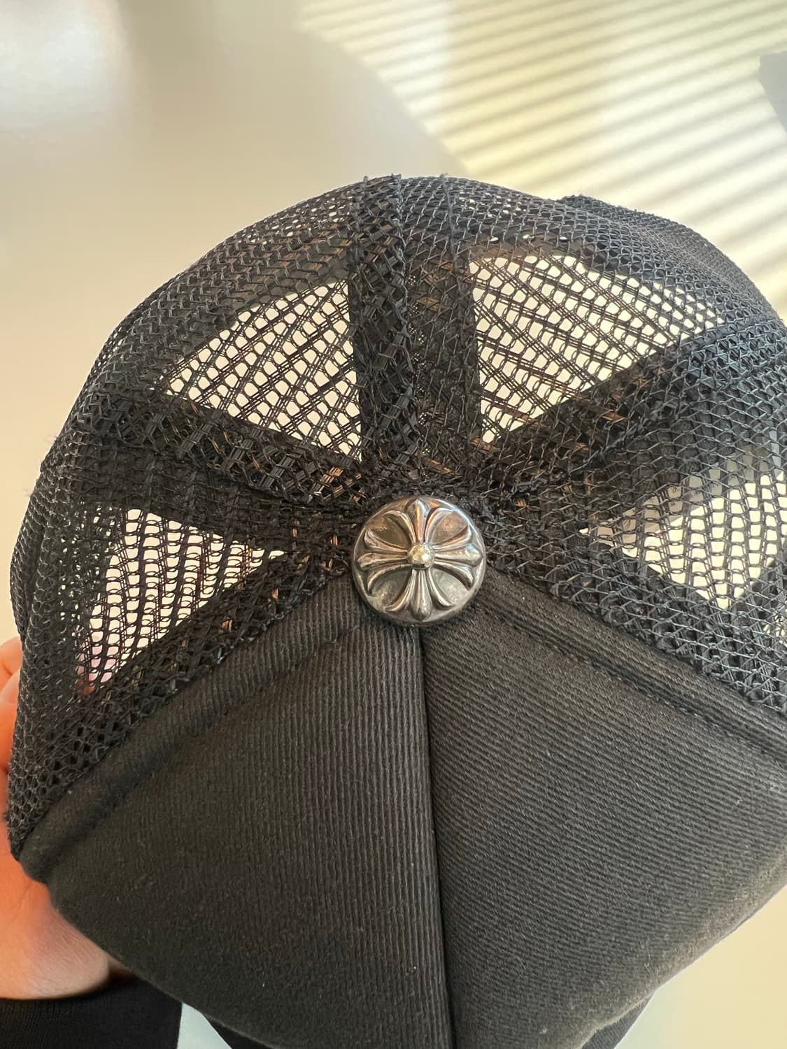 크롬하츠 레더 패치 세메터리 매쉬캡 상품이미지8