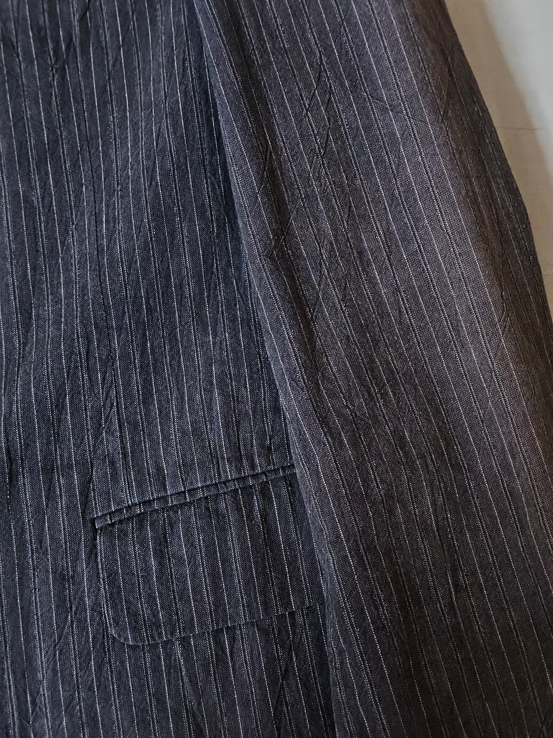 1980's 꼼데가르송 레이 가와쿠보 데카 옴므 faded jacket 상품이미지5