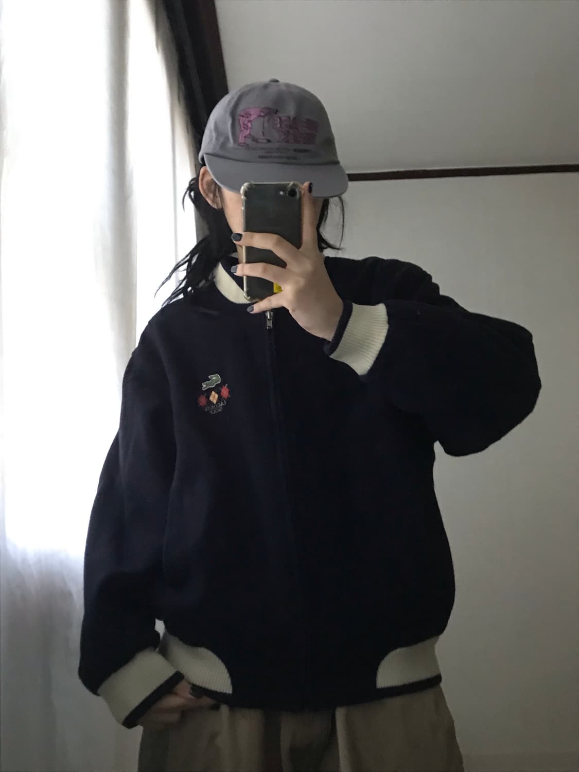 라코스테 네이비 울 블루종 상품이미지3