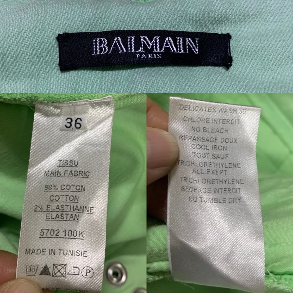 BALMAIN 발망 2013/FW 바이커 데님팬츠 상품이미지8