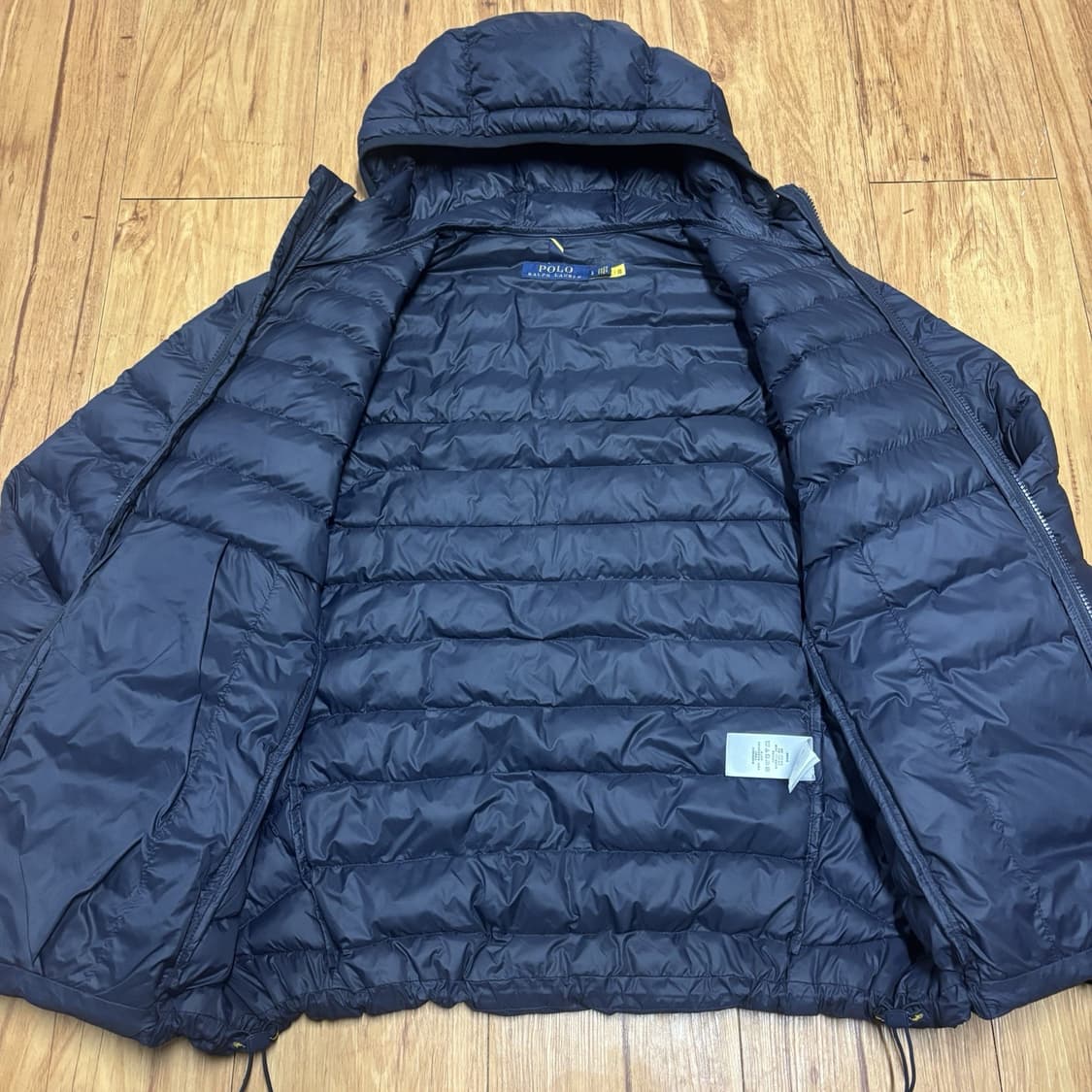 폴로 랄프 로렌 후드 경량패딩 자켓 네이비 상품이미지5