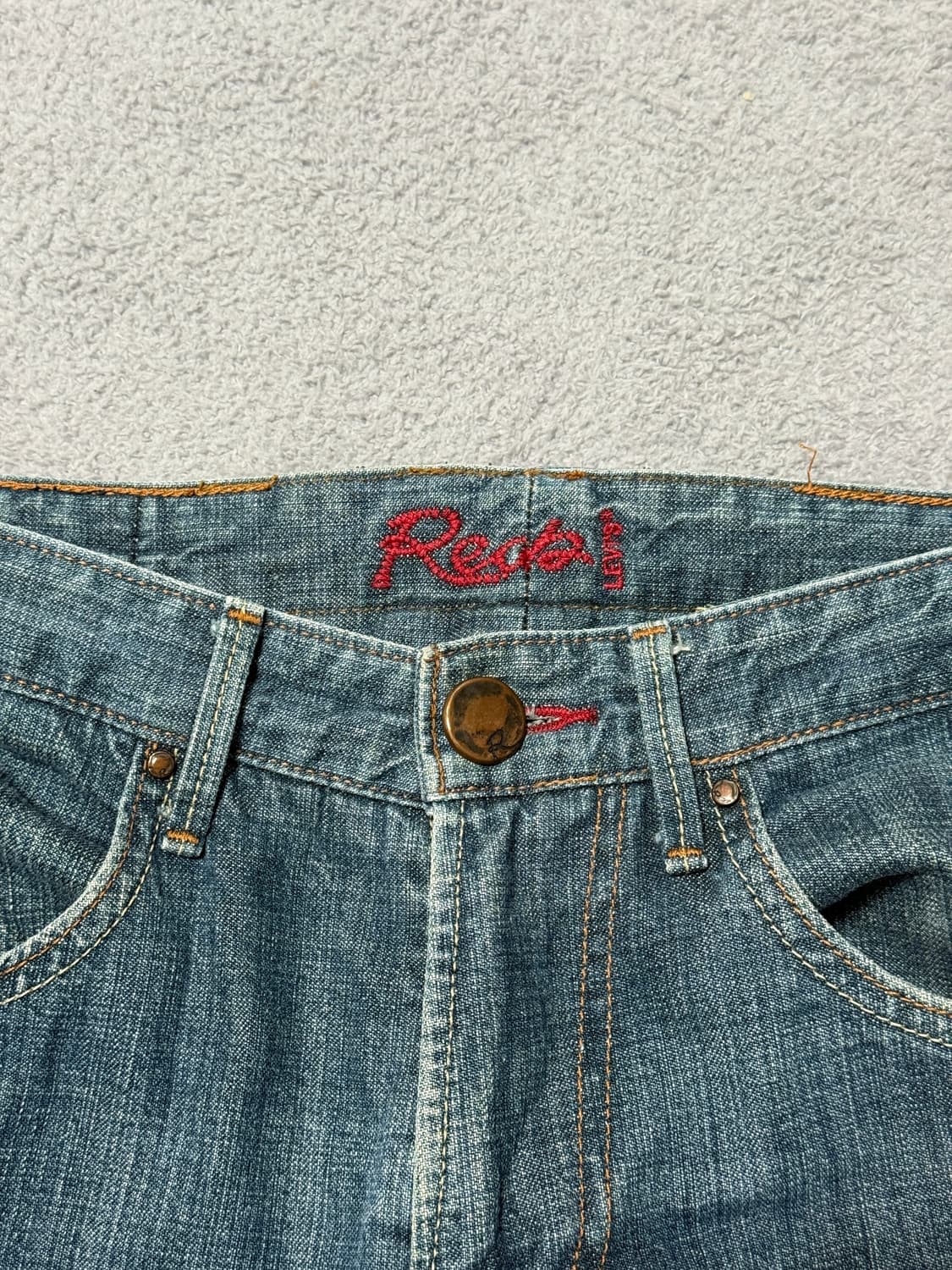 리바이스 03‘s 레드룹(Redloop) 와이드 데님 상품이미지3