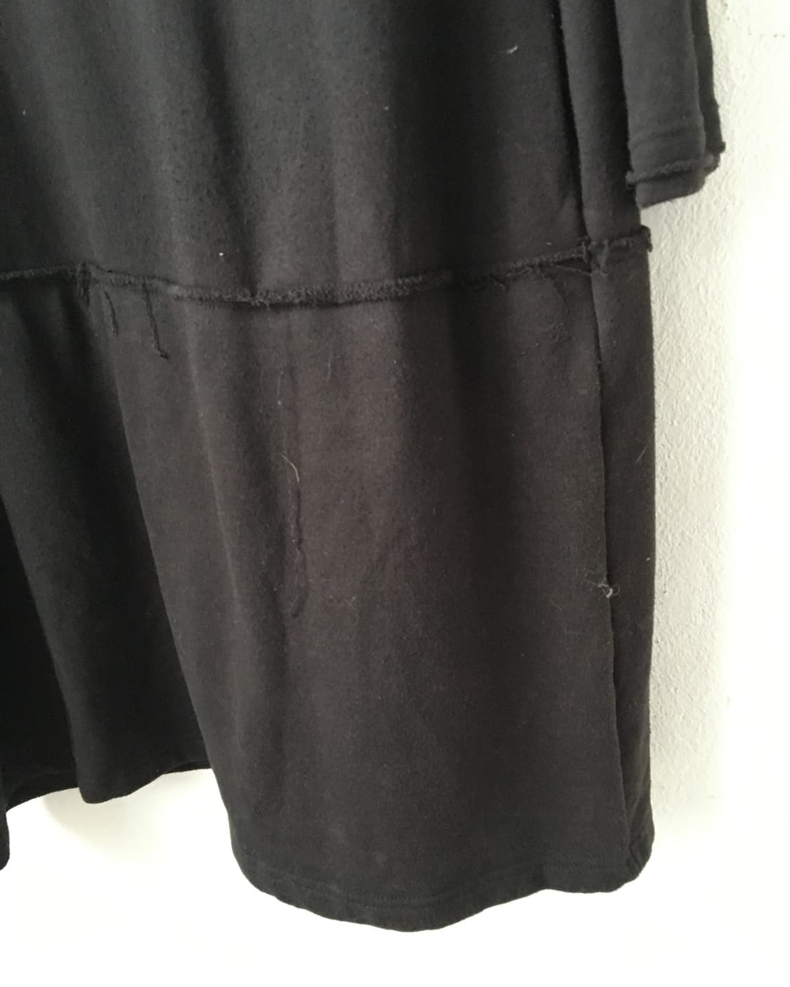 Grunge detail hood long onepiece 상품이미지4