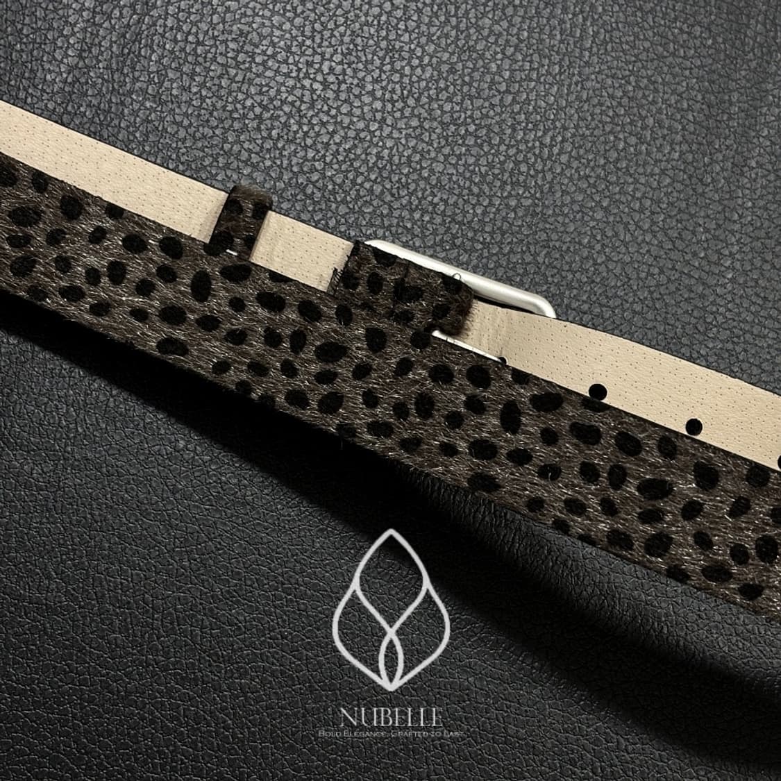🌗 Leopard hair belt / 호피 레오파드 송치털 벨트 상품이미지8