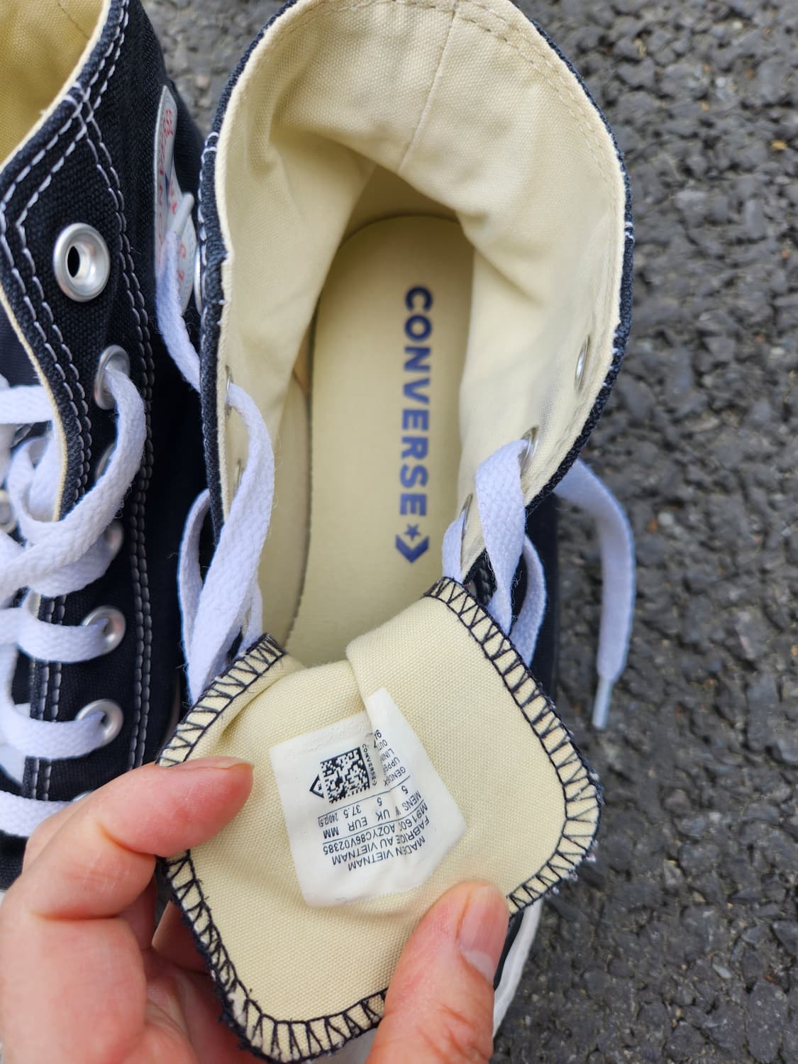 컨버스 올스타 블랙 하이 스니커즈 운동화235 상품이미지6