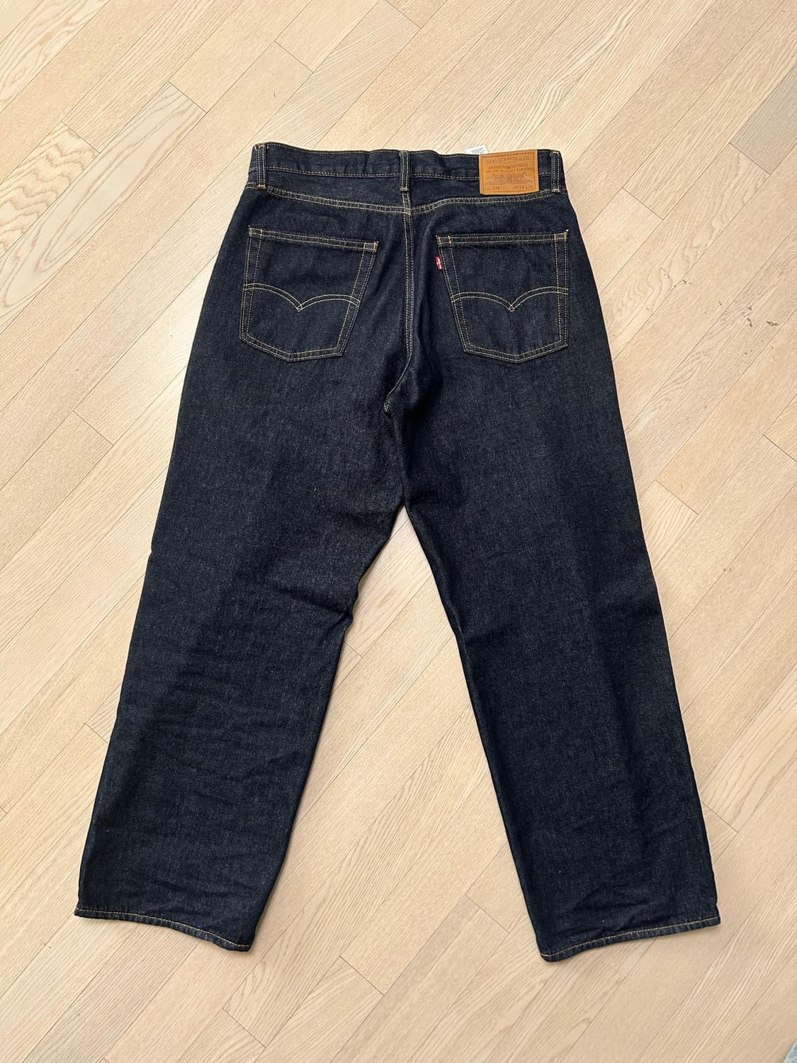 리바이스 578 배기진 생지 데님 팬츠 34/32 상품이미지5