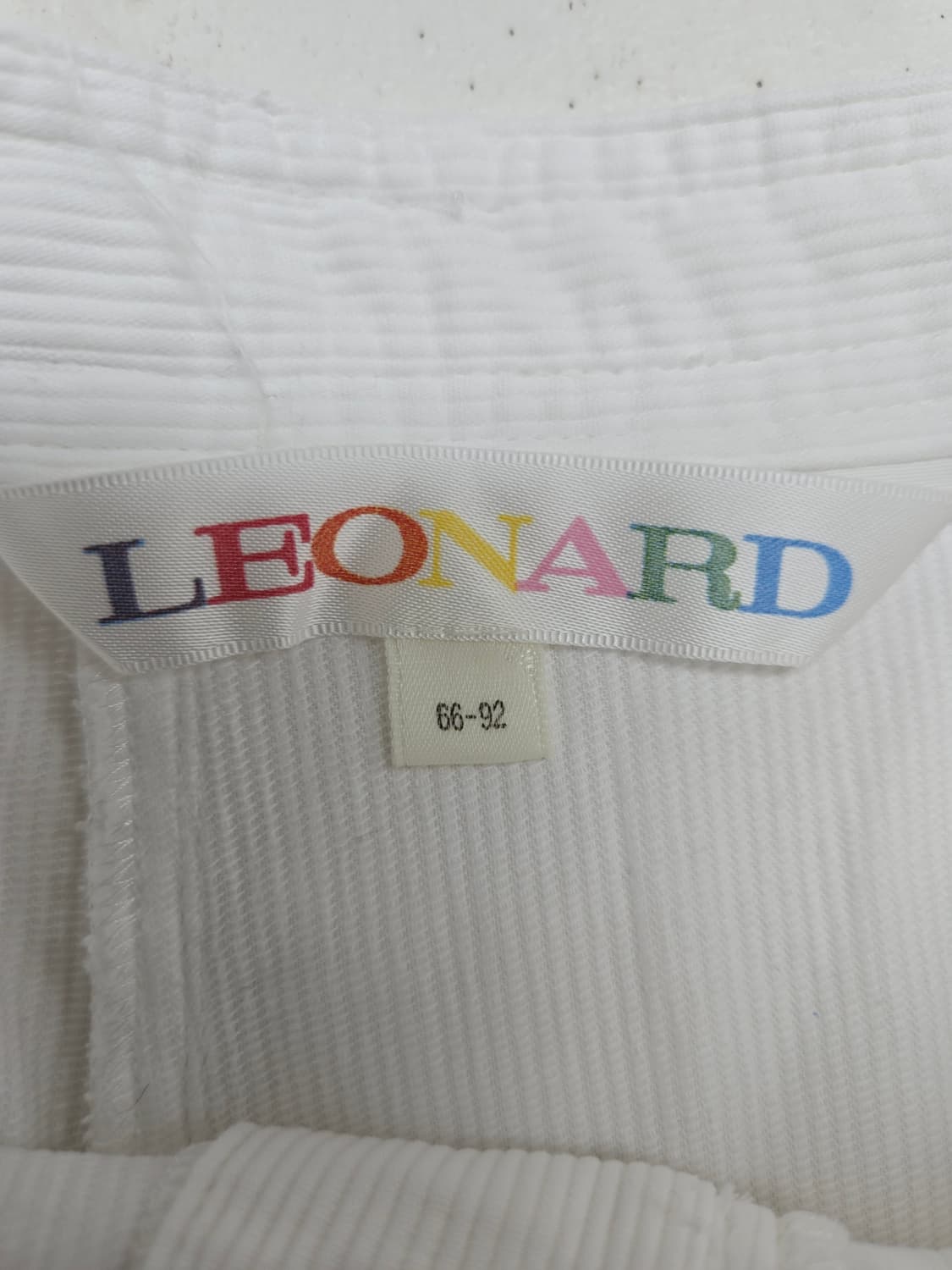 레오나드 흰색 코듀로이 바지 상품이미지3