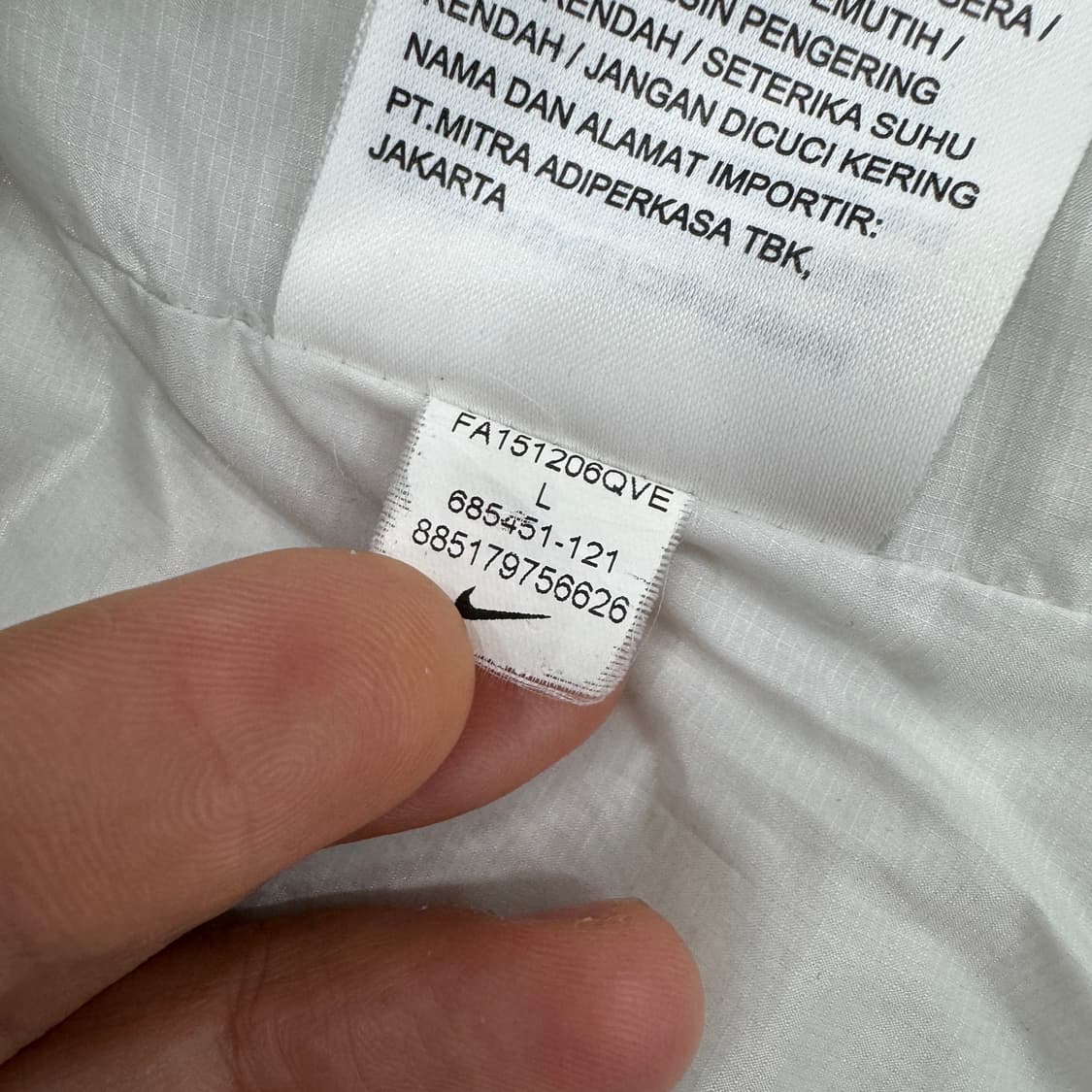 L 나이키 에어로로프트 경량 패딩 자켓  상품이미지8