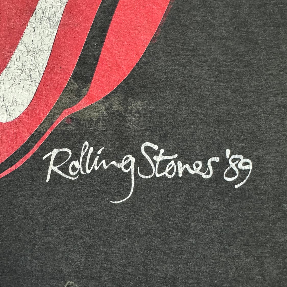빈티지 80s Rolling Stones 롤링스톤즈 밴드 티셔츠 상품이미지6