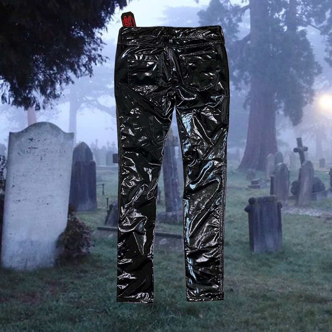 Tripp nyc pvc vinyl low waist pant 상품이미지2