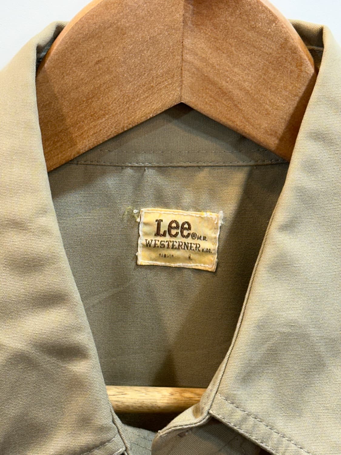 Lee 미육군 코튼 반팔 셔츠 L 상품이미지5