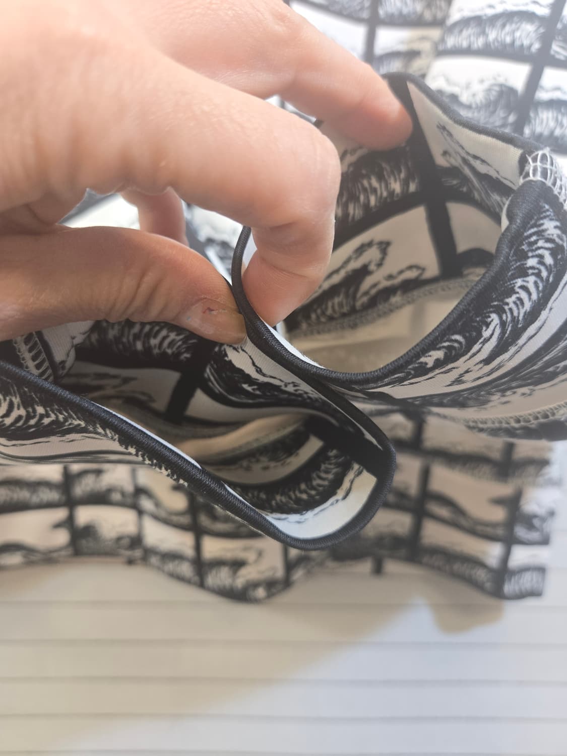 KENZO(정품) 겐조 웨이브 패턴 맨투맨 티셔츠 상품이미지4