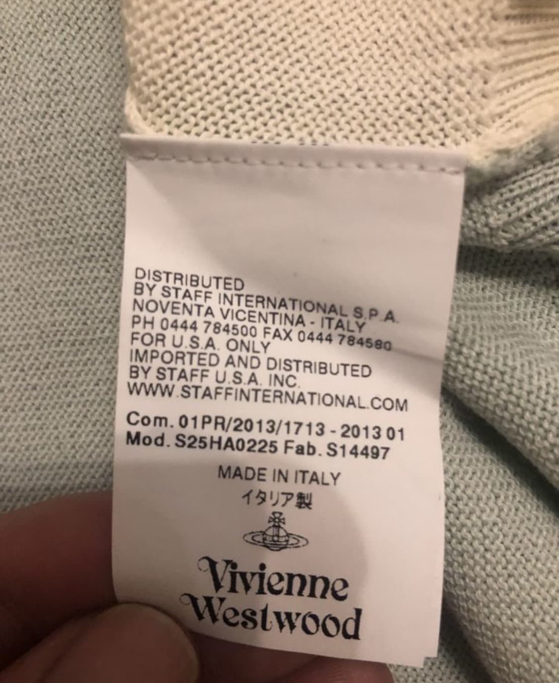 비비안 웨스트우드 오알비-로고 카디건(코튼)S 사이즈 상품이미지8