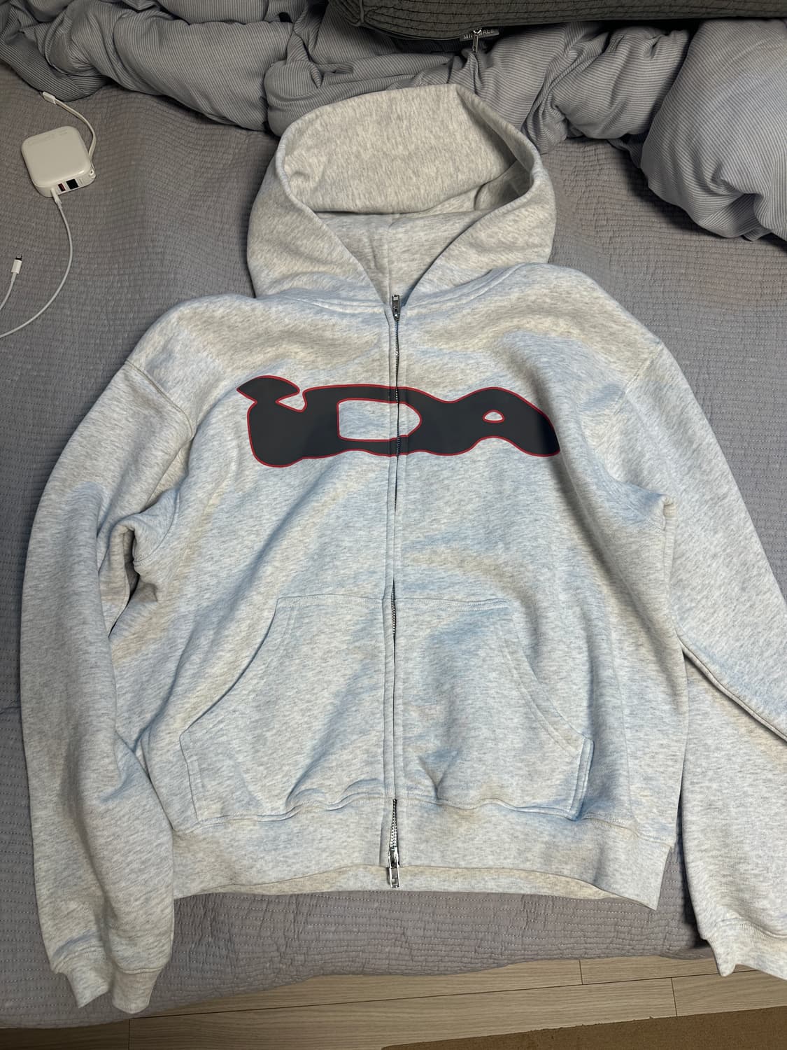 ida 그레이 후드 s 상품이미지1