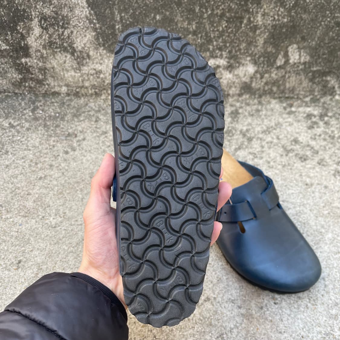 [37] 버켄스탁 보스턴 레더 네이비 블루 (240) 상품이미지6