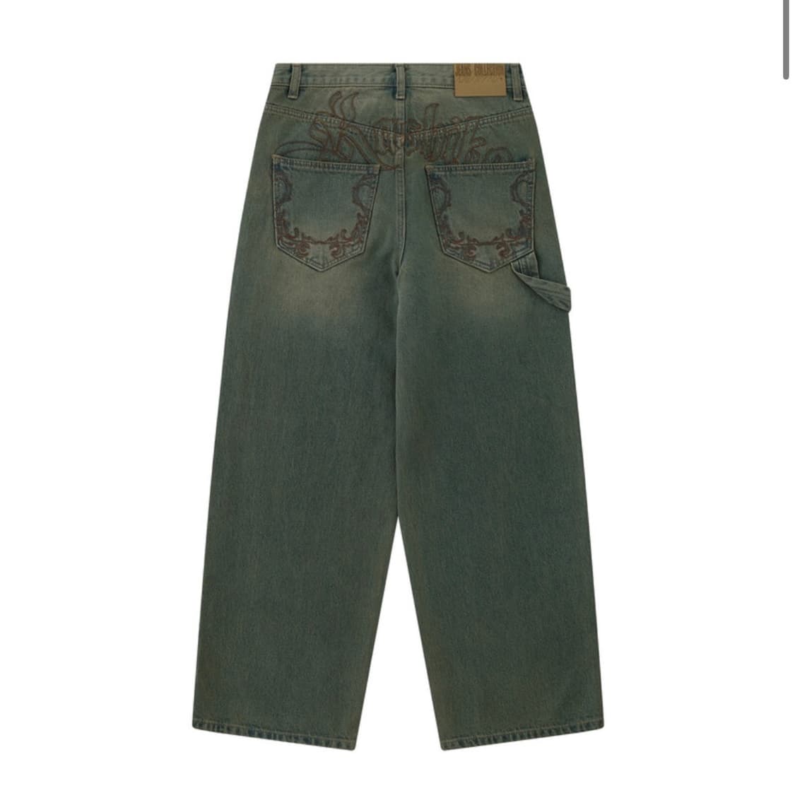 카시코 Embroidered Washing Denim Pants 상품이미지1
