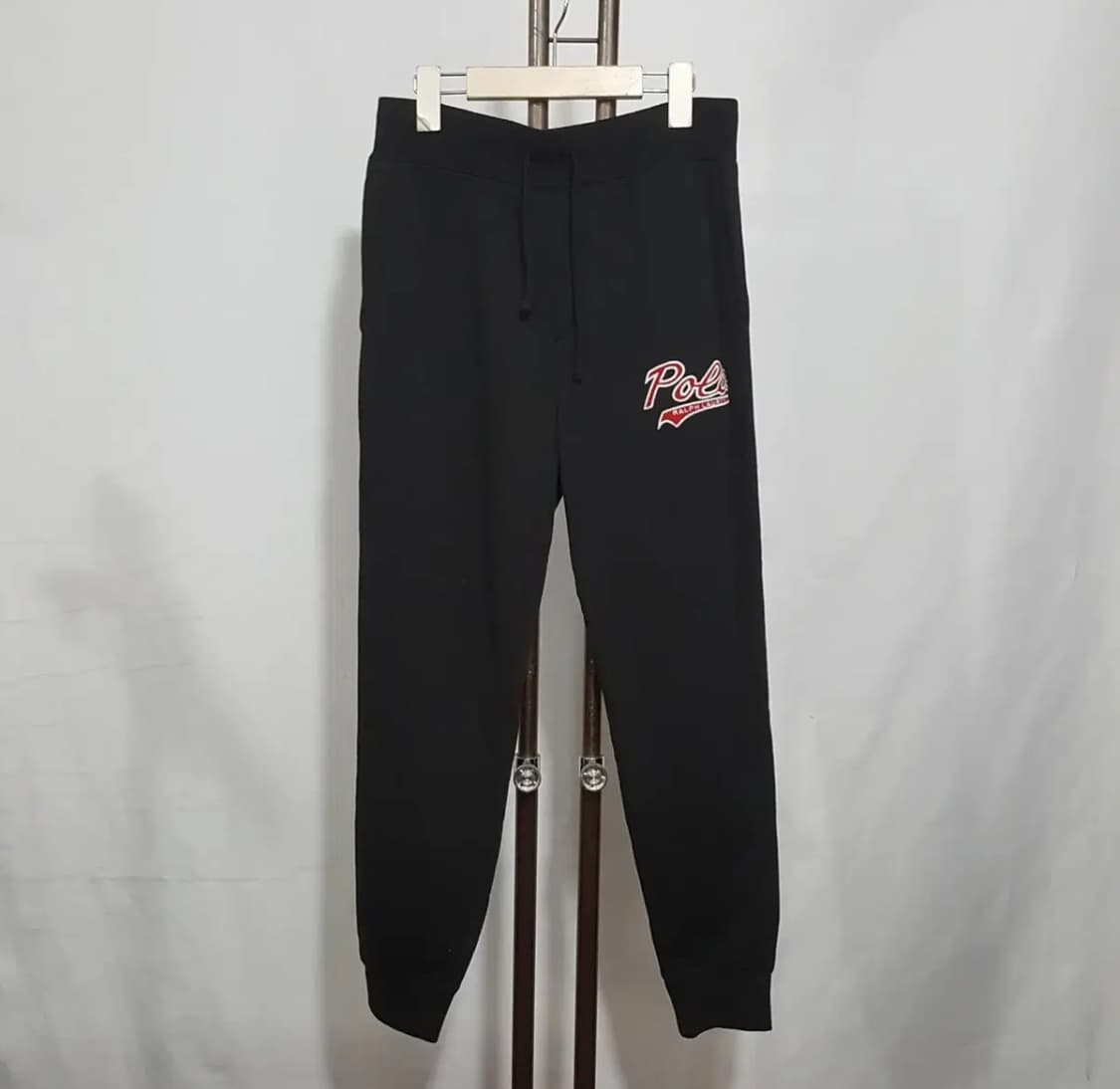 (새상품) 폴로 스펠아웃 스웻팬츠 블랙 S 상품이미지1