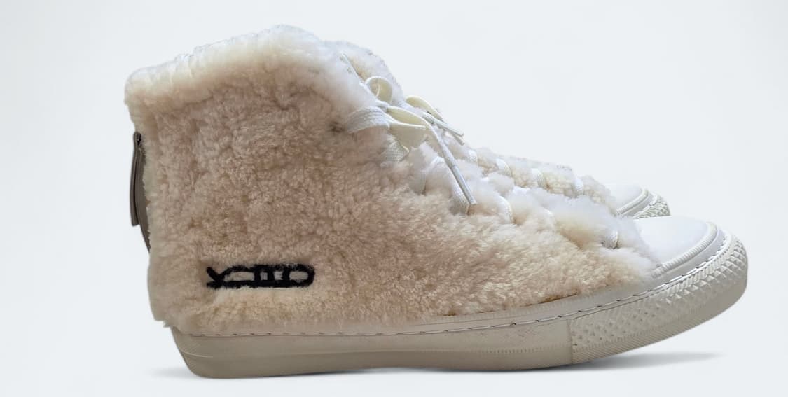 KUHO 쿠호 아이보리 털 스니커즈 245 / 한섬 정품 상품이미지2