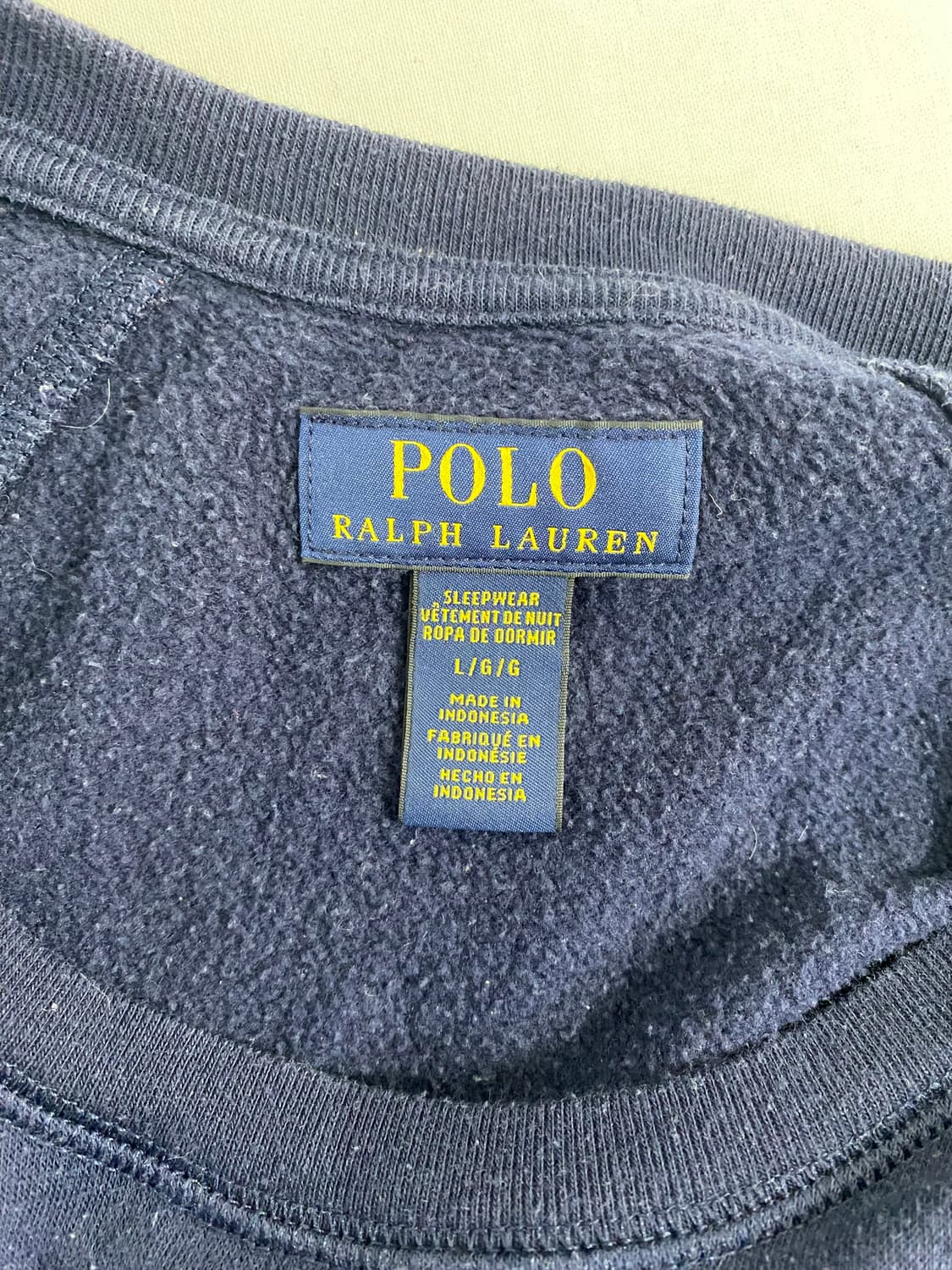 폴로 랄프로렌 네이비 스웻셔츠 맨투맨 L 상품이미지4