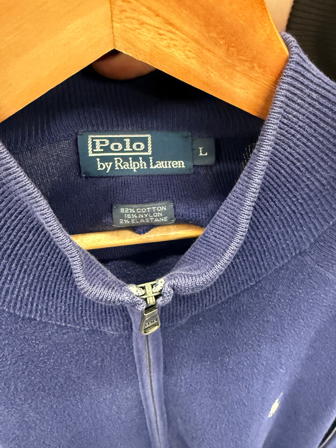 PRL 폴로 랄프로렌 투톤 집업 상품이미지5