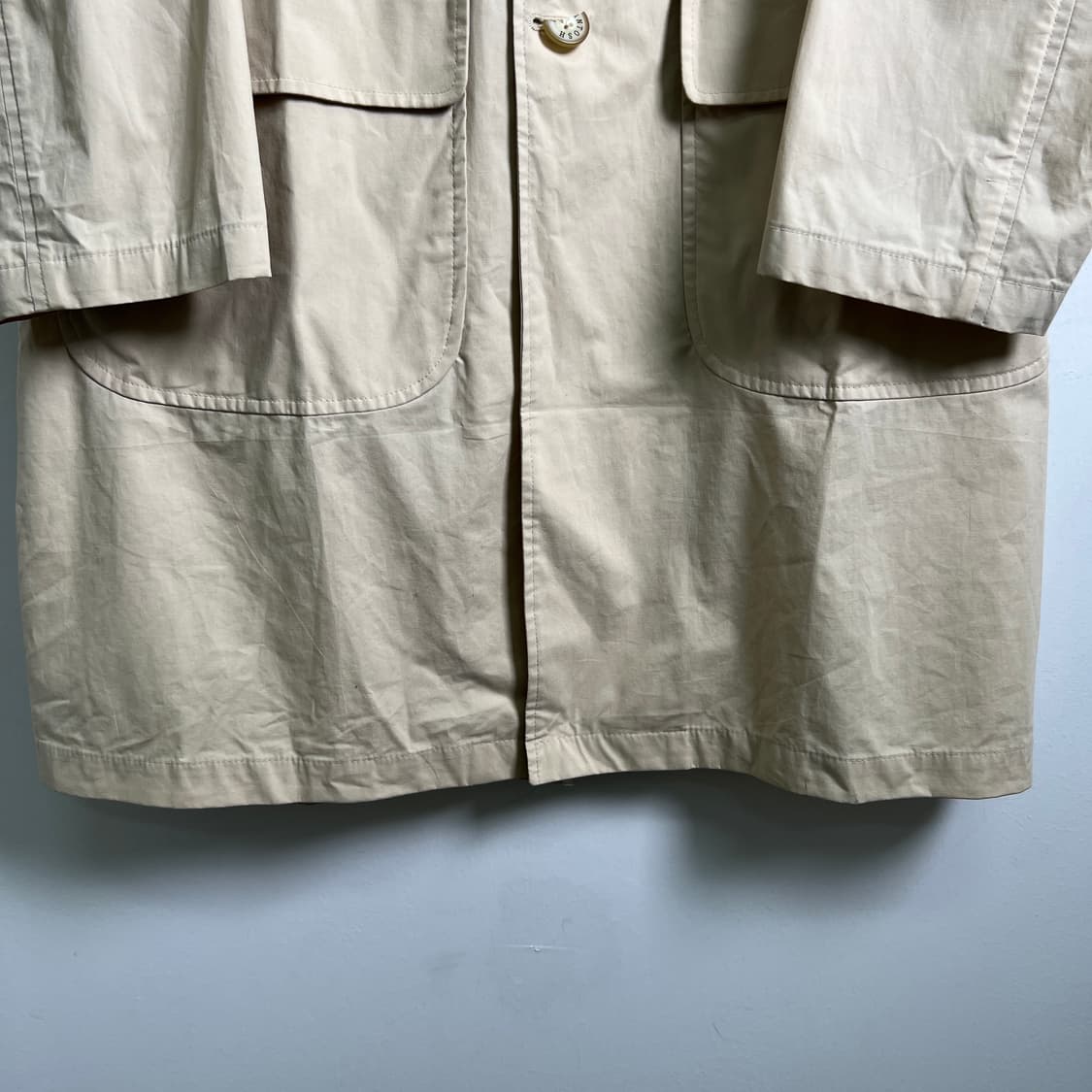 폴스미스 X 맥킨토시 베이지 맥코트 XL 상품이미지5