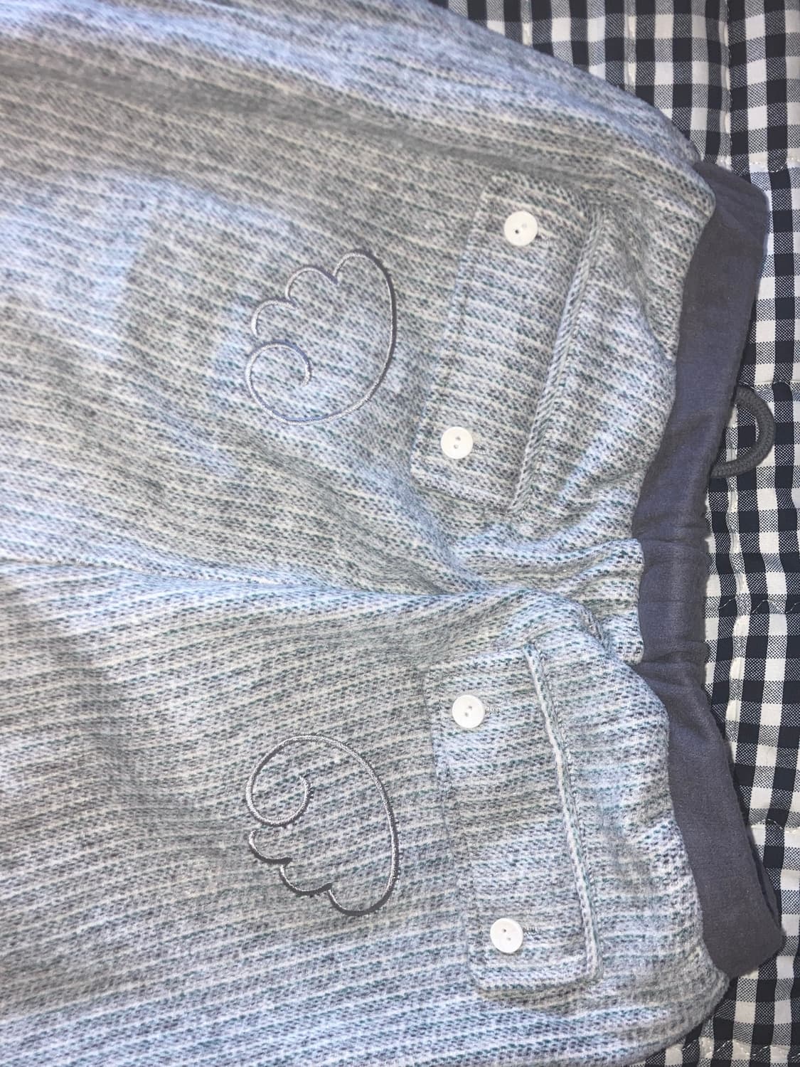 Aeae 에이이에이이 ANGEL STRIPE PANTS [GREY] 상품이미지4