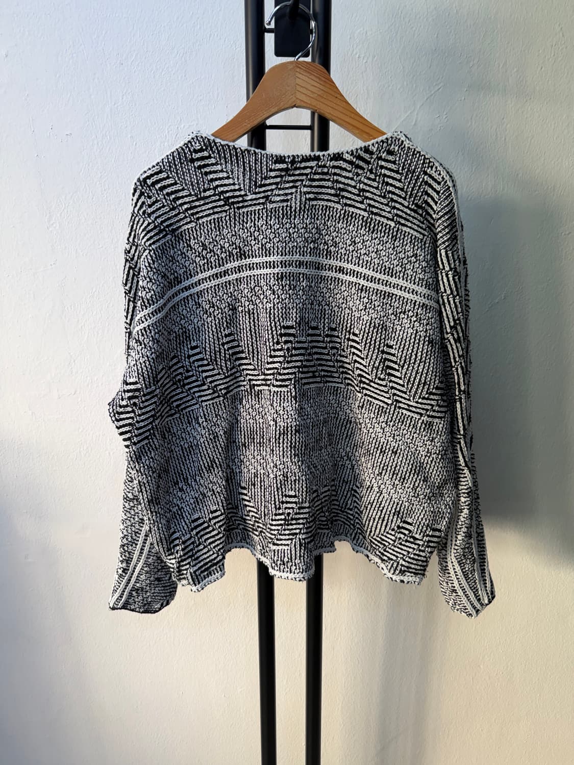 정품) maje 마쥬 루즈핏 트위드 탑 니트 2 상품이미지4