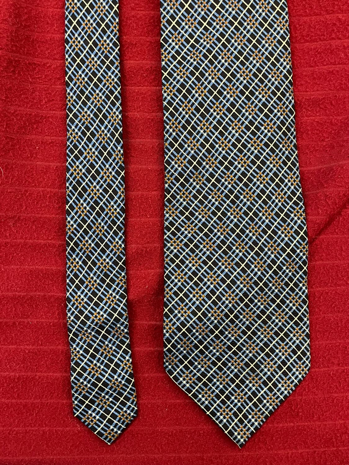 디올 패턴 넥타이 네이비 #csz3057  상품이미지5