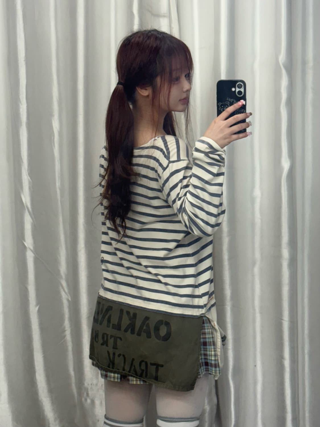 striped pocket long sleeve 상품이미지3