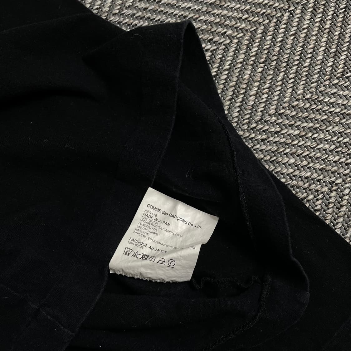 꼼데가르송 하트와펜 블랙 롱슬리브 티셔츠y 3020 상품이미지6