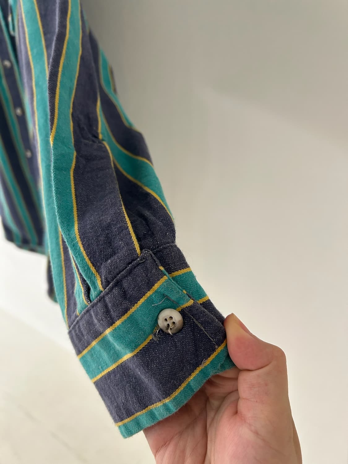 80-90's Key imperial Oxford Work shirt. 상품이미지7