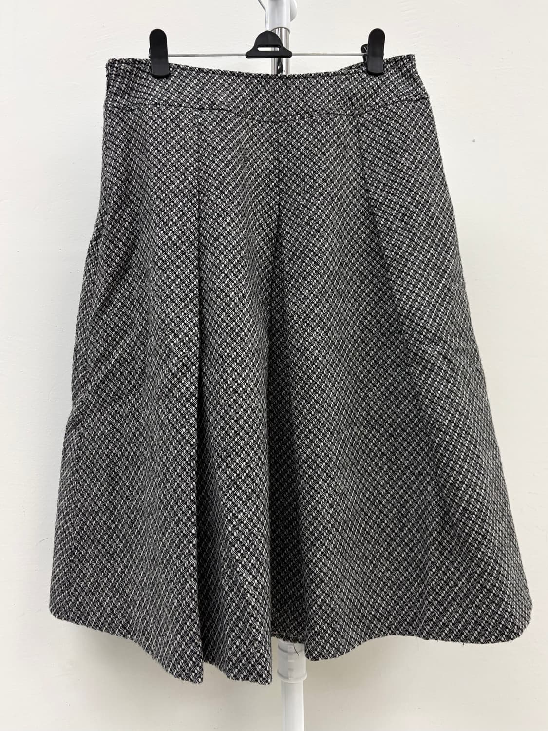 빈티지 그레이 플리츠 스커트 상품이미지6