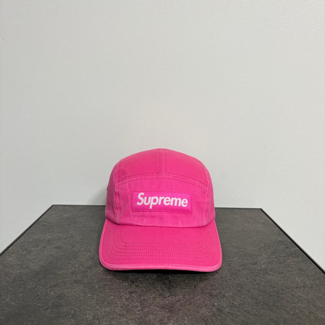 (OS) 슈프림 박스로고 캠프캡 모자 23SS 워시드 치노 핑크 상품이미지2