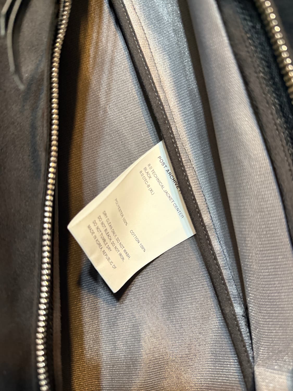 파프 8.0 센터 자켓 블랙 XL 상품이미지4