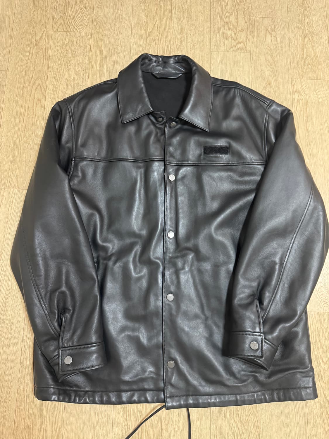 032c 레더 코치 자켓 (XL) 상품이미지6