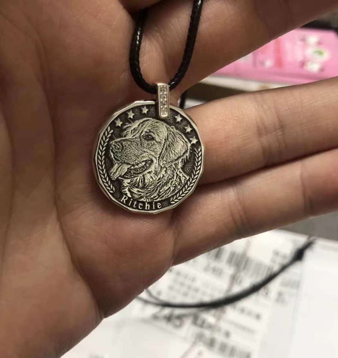 S999 순은 수공예 목걸이  사진 맞춤 펜던트 상품이미지6