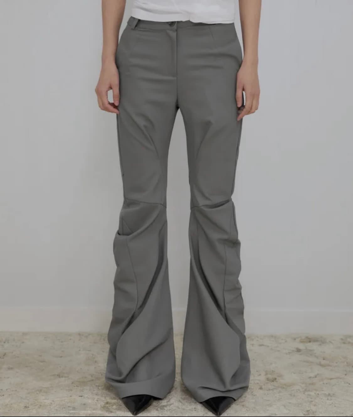 플레어업 Asymmetrical Drape Pants 구해요 상품이미지1