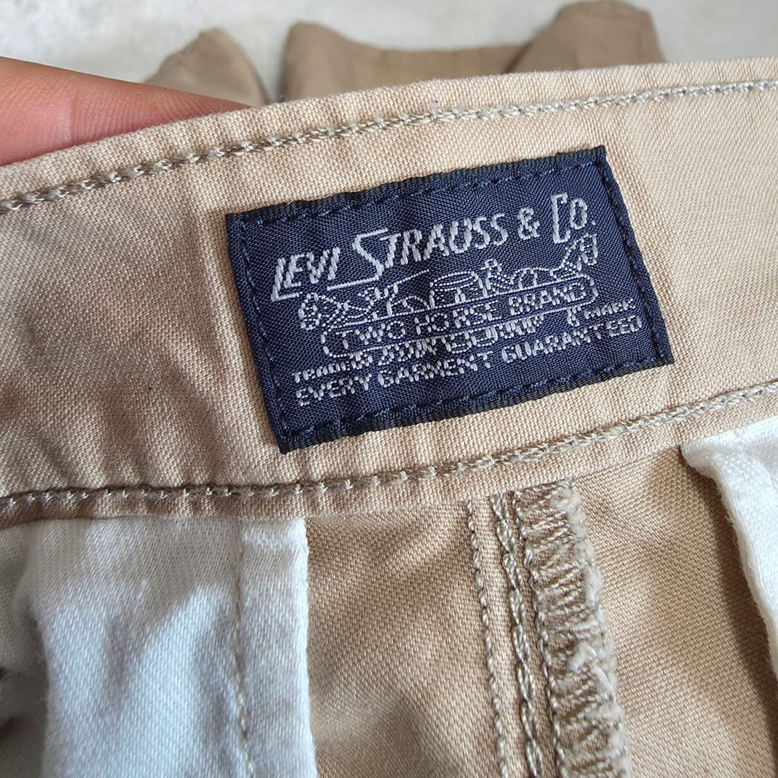 (32)리비이스 스트레이트 치노 쇼츠 팬츠 반바지 상품이미지3