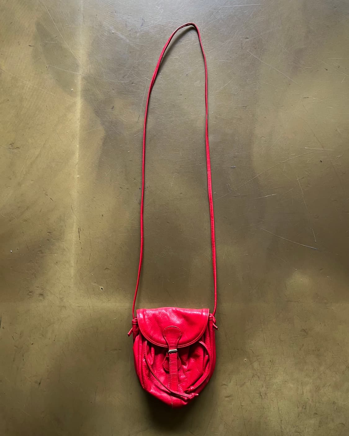 Japanese Vintage Lamb Leather Cross Bag 상품이미지2