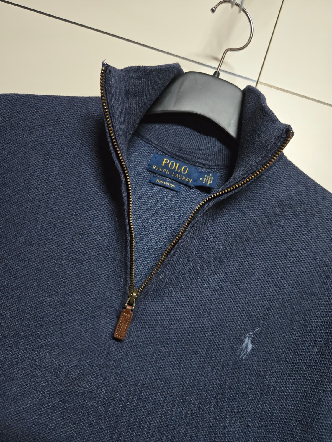 폴로 랄프로렌 정품 남성 반집업 니트(M) 상품이미지2