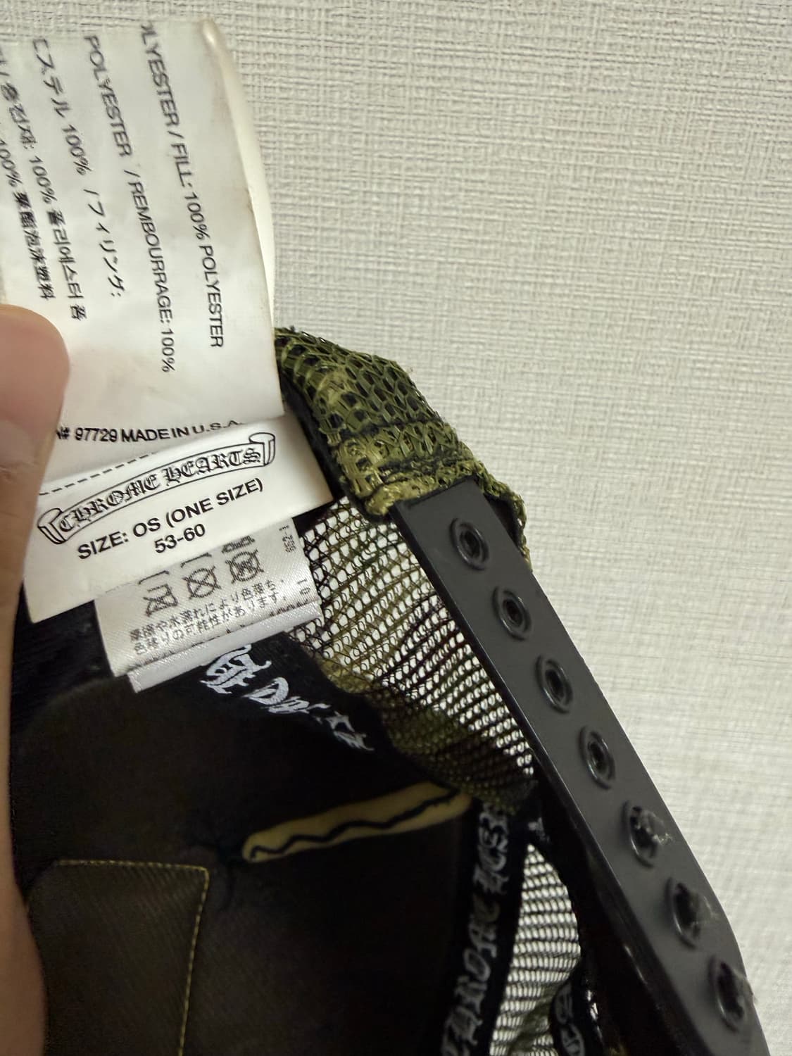 [OS] 크롬하츠 클리첸 카모 메쉬캡 상품이미지3