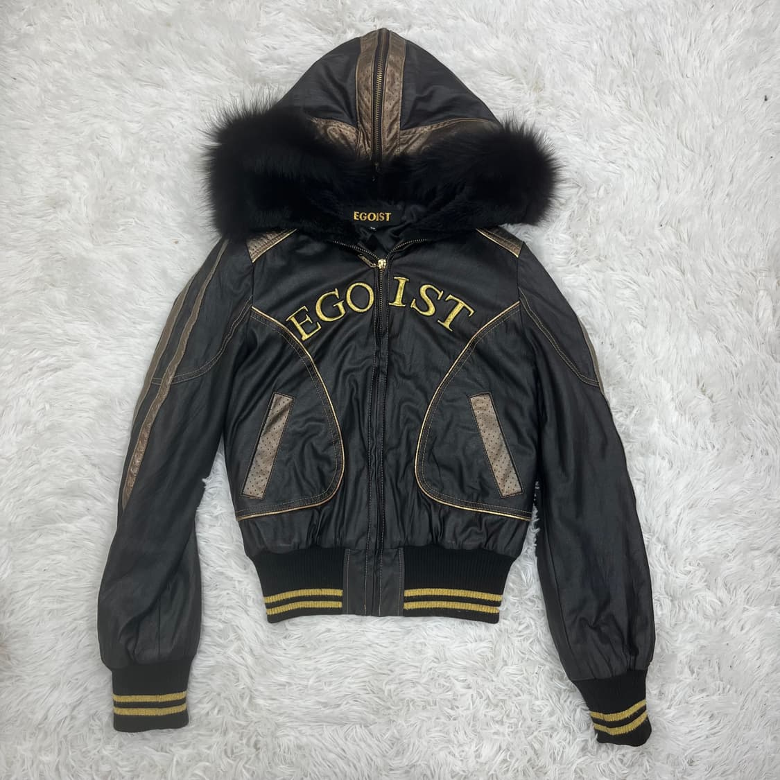 egoist 레더 울프죠 점퍼 상품이미지9