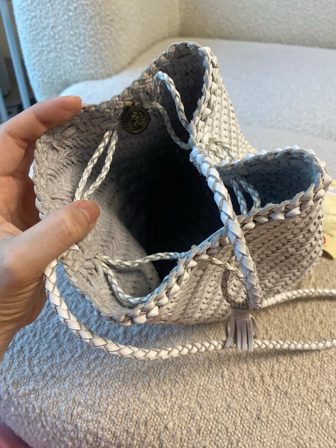 드래곤디퓨전 폼폼백 화이트 상품이미지4