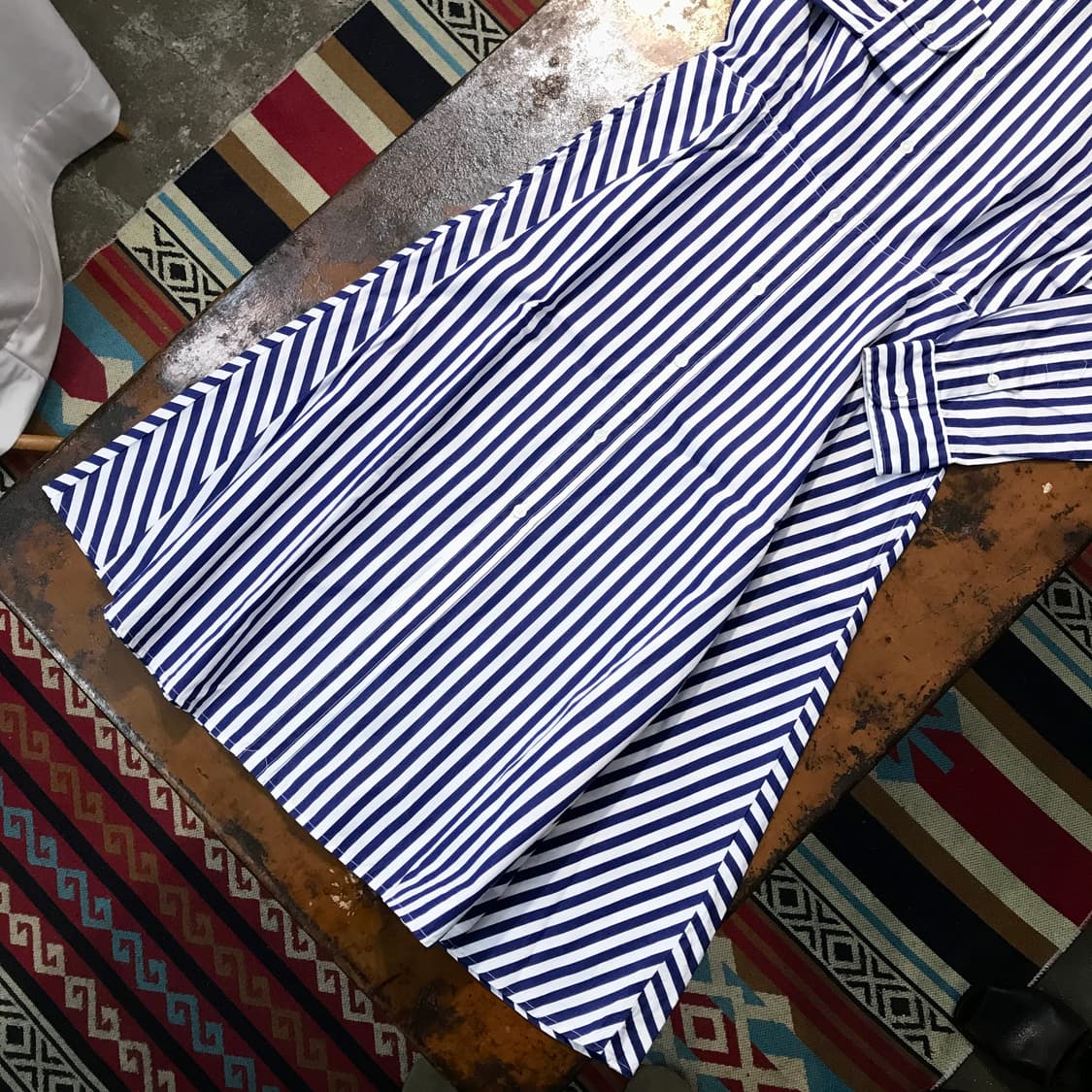 폴로랄프로렌 블루 스트라이프 셔츠 원피스 여성 55 66 상품이미지4